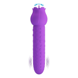 PRETTY LOVE - DANNELL WIEDERAUFLADBARER ORALSTIMULATOR UND KLITORISATIV-VIBRATOR LILA