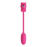 PRETTY LOVE - VIBRATORE A PROIETTILE RICARICABILE OLSON CON TELECOMANDO CABLATO ROSA