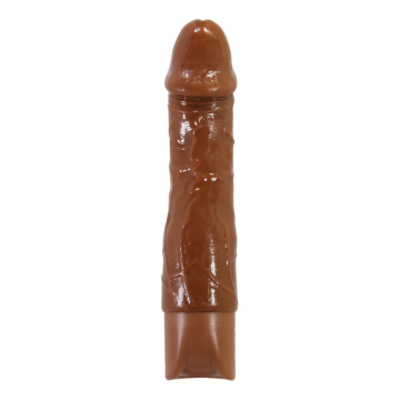 PRETTY LOVE - DONALD VIBRATORE REALISTICO 19,5 CM Ø 4 CM MARRONE