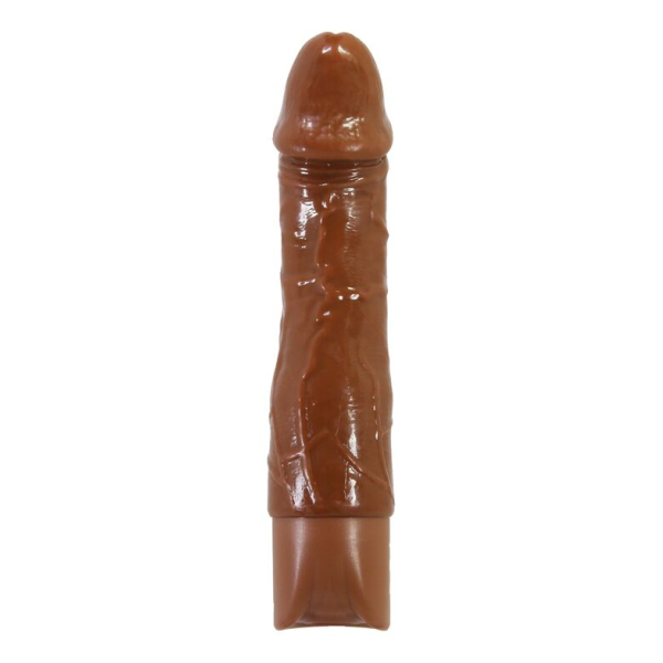 PRETTY LOVE - VIBRATEUR RÉALISTE DONALD 19,5 CM Ø 4 CM MARRON