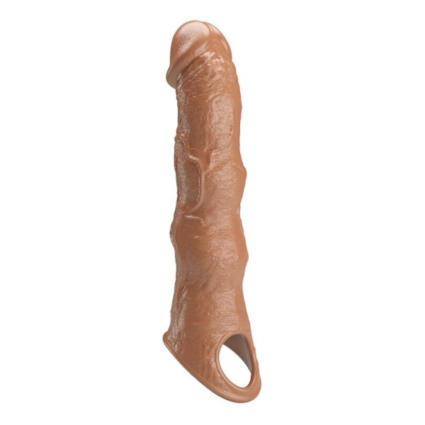 PRETTY LOVE - VERSTELLBARE PENISVERLÄNGERUNGSHÜLLE 28 CM Ø 4,5 CM BRAUN