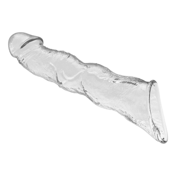 PRETTY LOVE - MANCHON D'EXTENSION PÉNIENNE AJUSTABLE 28 CM Ø 4,5 CM TRANSPARENT