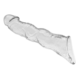 PRETTY LOVE - MANICOTTO REGOLABILE PER L'ESTENSIONE DEL PENE 28 CM Ø 4,5 CM TRASPARENTE