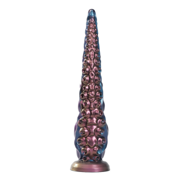 POWER MONSTERS - DILDO IN SILICONE FANTASY TRICOLOR TENTACLE ABYSSAL 46 CM Ø 7 CM