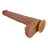 PRETTY LOVE - TERIN PLUS DILDO IN SILICONE REALISTICO CON VENTOSA 37,6 CM Ø 5,5 CM