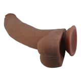 PRETTY LOVE - DILDO FLESSIBILE REALISTICO ULRIC 26 CM Ø 5.5 CM TPE MARRONE