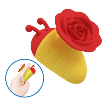 PRETTY LOVE - LITTLE BEE WIEDERAUFLADBARER KLITORALSTIMULATOR 7 MODI ROT/GELB
