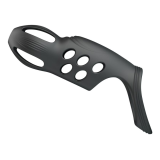 PRETTY LOVE - ANELLO PER PENE VIBRANTE RICARICABILE CRAIG NERO