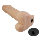 PRETTY LOVE - HARNAIS JOLYON AVEC GODEMICHET FLEXIBLE 22 CM Ø 4,8 CM NATUREL