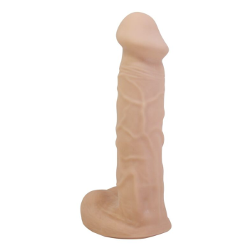 PRETTY LOVE - KASPAR HARNESS WITH FLEXIBLE DILDO 21 CM Ø 5 CM NATURAL