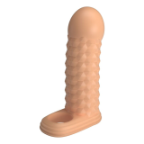 PRETTY LOVE - WOLFRAM MANICOTTO PER ALLUNGAMENTO DEL PENE 11,5 CM Ø 3,8 CM NATURALE