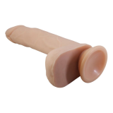 PRETTY LOVE - DAVEY DILDO VIBRANTE CON SPINTA E ROTAZIONE, TELECOMANDO, 22,5 CM Ø 4,8 CM NATURALE