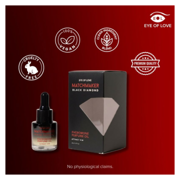 EYE OF LOVE - MATCHMAKER BLACK DIAMOND PHEROMONE PERFUME OIL 20 ML