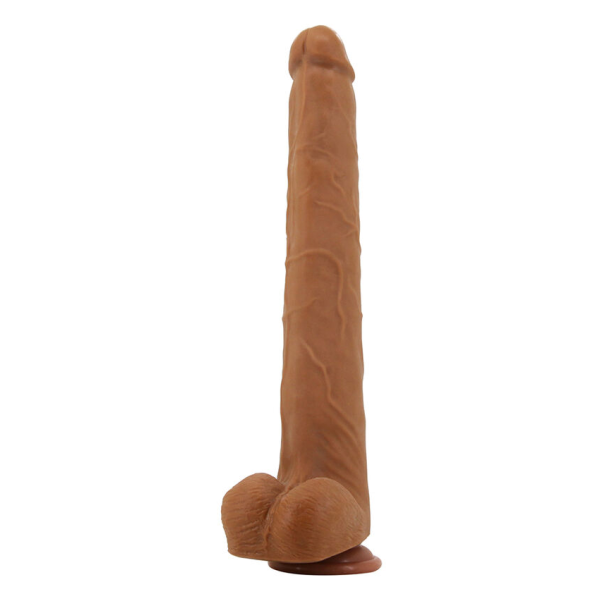 PRETTY LOVE - VIGGO REALISTIC SOFT-TOUCH SKIN-SLIDING DILDO 36,5 CM BROWN