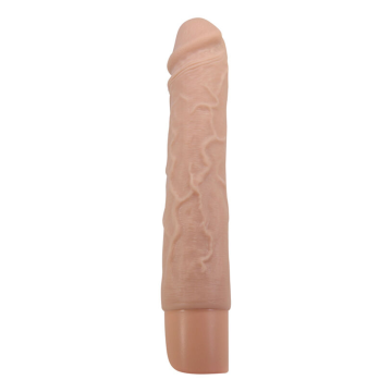 PRETTY LOVE - KESSLER REALISTIC VIBRATING DILDO WITH 10 VIBRATION MODES AND 10 THROWS, 22 CM NATURAL