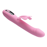PRETTY LOVE - VIBRATEUR BELLA RABBIT AVEC STIMULATION PAPILLON ET LED ROSE
