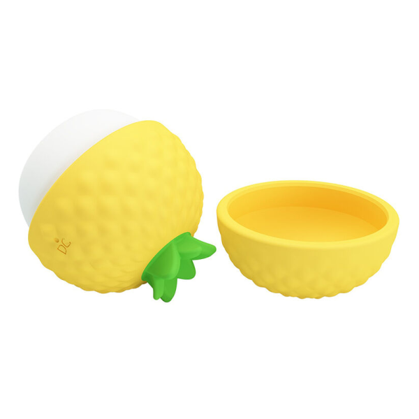 PRETTY LOVE - STIMULATEUR CLITORIAL RECHARGEABLE À SUCCION ET À POUSSÉE JAUNE