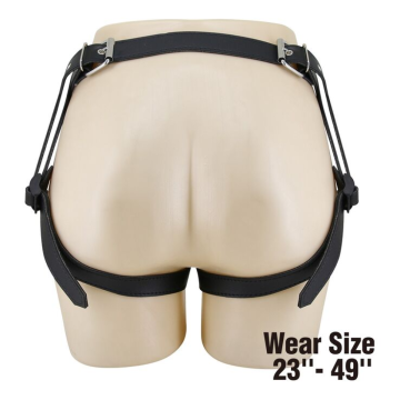 PRETTY LOVE - SLIP HARNAIS UNIVERSEL À BRETELLES NOIRES ET BLEUES