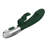 PRETTY LOVE - VIBRATORE A FORMA DI CONIGLIO NAUGHTY BUNNY, 30 FUNZIONI, RICARICABILE TRAMITE USB, VERDE