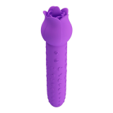 PRETTY LOVE - VIBRATORE RICARICABILE DANNELL PER STIMOLAZIONE ORALE E CLITORIDEA, VIOLA