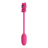 PRETTY LOVE - VIBRATORE A PROIETTILE RICARICABILE OLSON CON TELECOMANDO CABLATO ROSA