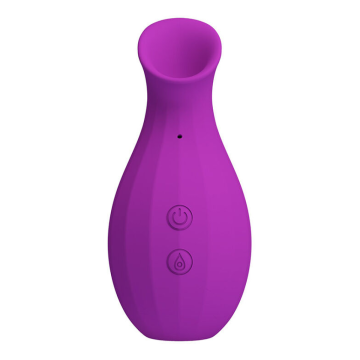 PRETTY LOVE - STIMOLATORE CLITORIDEO RICARICABILE A SUZIONE CON BOTTIGLIA MAGICA, VIOLA