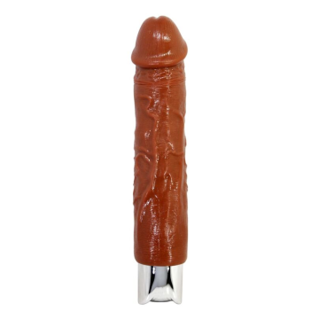 PRETTY LOVE - PRO REALISTIC VIBRATOR 23.5 CM Ø 4.8 CM BROWN