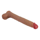 PRETTY LOVE - TERIN PLUS REALISTISCHER SILIKONDILDO MIT SAUGNAPF 37,6 CM Ø 5,5 CM