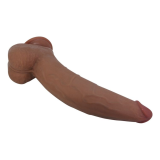 PRETTY LOVE - DILDO FLESSIBILE REALISTICO ULRIC 26 CM Ø 5.5 CM TPE MARRONE