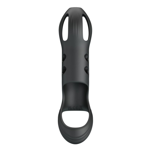 PRETTY LOVE - ANELLO PER PENE VIBRANTE RICARICABILE CRAIG NERO