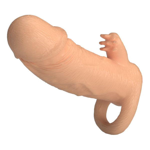 PRETTY LOVE - MANCHON D'EXTENSION PÉNIENNE RODERIC 13 CM Ø 3,8 CM NATUREL