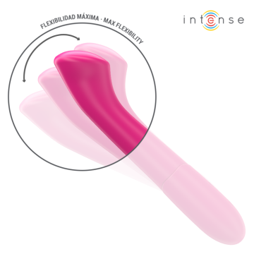 INTENSE - PATY VIBRATOR 19 CM FLEXIBEL 10 VIBRATIONEN MODELL 2 PINK