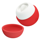 PRETTY LOVE - RECHARGEABLE TONGUE EFFECT CLITORAL STIMULATOR RED