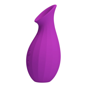 PRETTY LOVE - STIMOLATORE CLITORIDEO RICARICABILE A SUZIONE CON BOTTIGLIA MAGICA, VIOLA