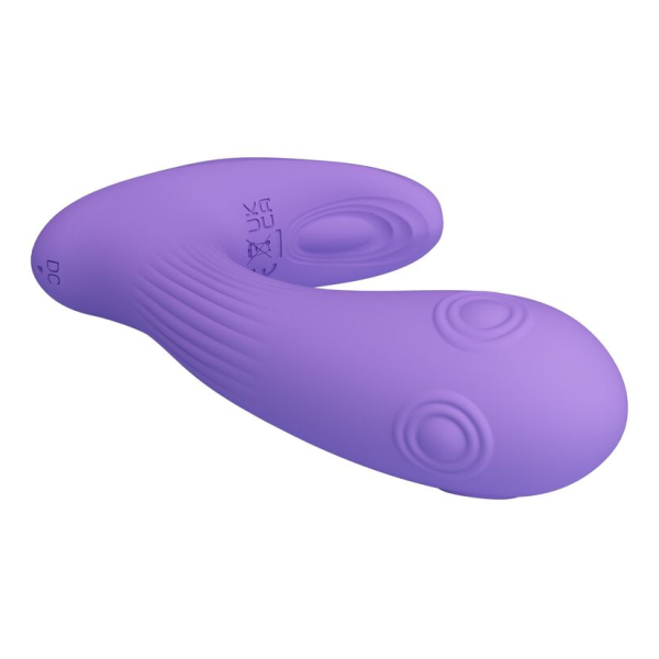 PRETTY LOVE - ANDROMEDA VIBRATEUR À DOUBLE STIMULATION RECHARGEABLE VIOLET