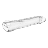 PRETTY LOVE - ADJUSTABLE PENIS EXTENSION SLEEVE 26 CM Ø 4 CM TRANSPARENT