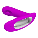 PRETTY LOVE - BAUER WIEDERAUFLADBARER PROSTATA-MASSAGEGERÄT MIT 12 MODI, LILA