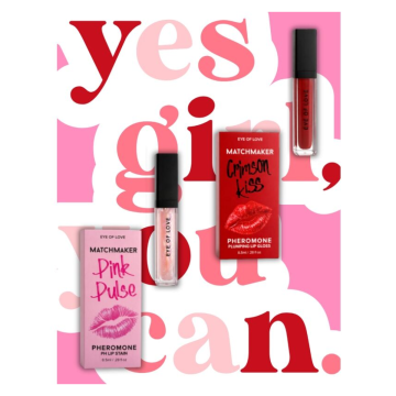 EYE OF LOVE - MATCHMAKER PINK PULSE PH LIP STAIN WITH PHEROMONES 8.5 ML