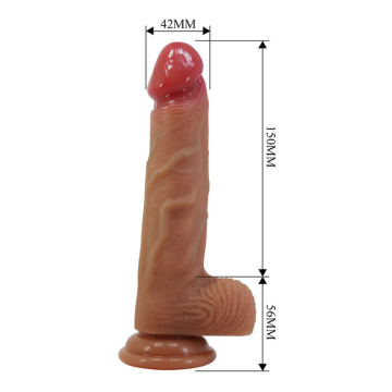 PRETTY LOVE - YETI STRAP-ON HARNESS MIT SAUGDILDO FLESH