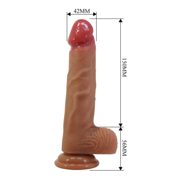 PRETTY LOVE - YETI STRAP-ON HARNESS WITH SUCTION DILDO FLESH