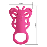 PRETTY LOVE - MASSEUR DE CULOTTE PAPILLON ROSE