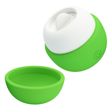 PRETTY LOVE - RECHARGEABLE TONGUE EFFECT CLITORAL STIMULATOR GREEN