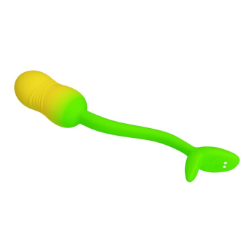 PRETTY LOVE - PULSEN APP CONTROL VIBRATING EGG 12 FUNCTIONS USB RECHARGEABLE GREEN-YELLOW