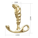 PRETTY LOVE – JACK PROSTATAMASSAGEGERÄT AUS ZINKLEIDE, GOLD