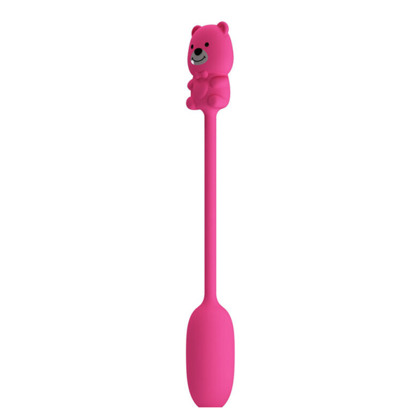 PRETTY LOVE - VIBRATORE A PROIETTILE RICARICABILE OLSON CON TELECOMANDO CABLATO ROSA
