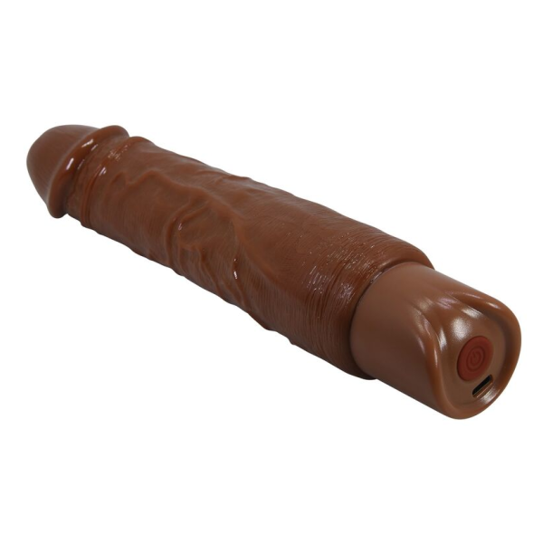 PRETTY LOVE - DUKE REALISTIC VIBRATOR 23.5 CM Ø 4.8 CM BROWN