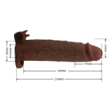 PRETTY LOVE - XERXES VIBRANTE PER PENE, 22 CM Ø 4,5 CM, MARRONE