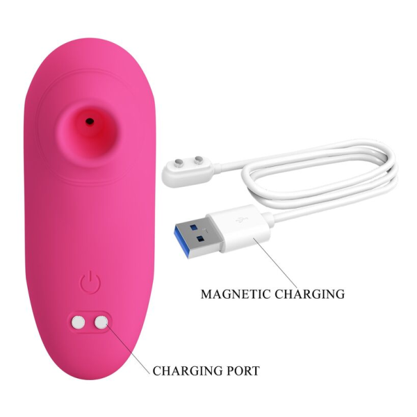 PRETTY LOVE - ARILA STIMOLATORE CLITORIDEO RICARICABILE CON VIBRAZIONE ROSA