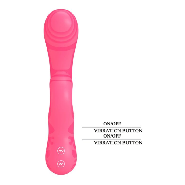 PRETTY LOVE - MASSAGGIATORE A DOPPIA ESTREMITÀ RICARICABILE TRAMITE USB VERITY