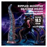 POWER MONSTERS - ABYSSAL TENTACLE TRICOLOR FANTASY SILIKONDILDO 46 CM Ø 7 CM
